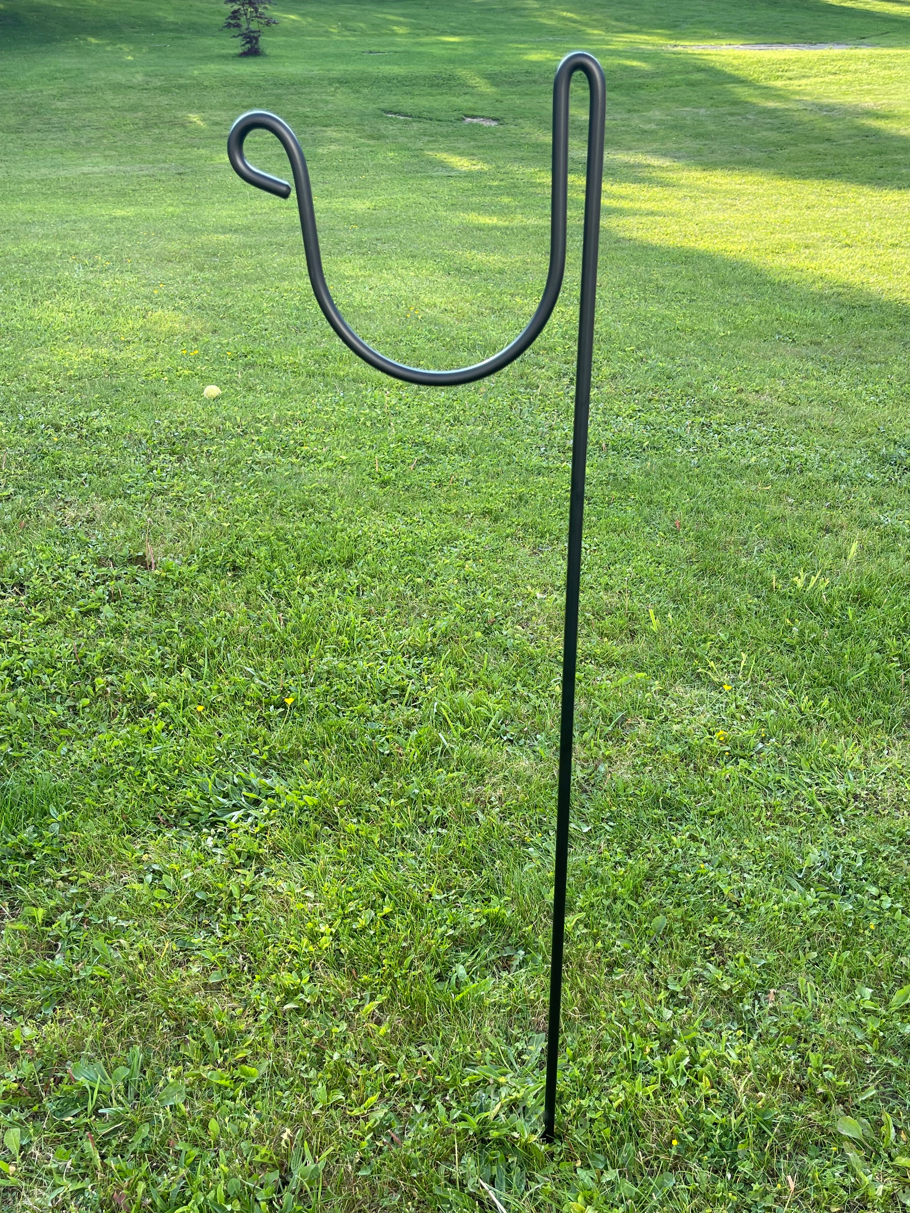 Wrought Iron Metal 53 Inch round Lawn Hose Holder