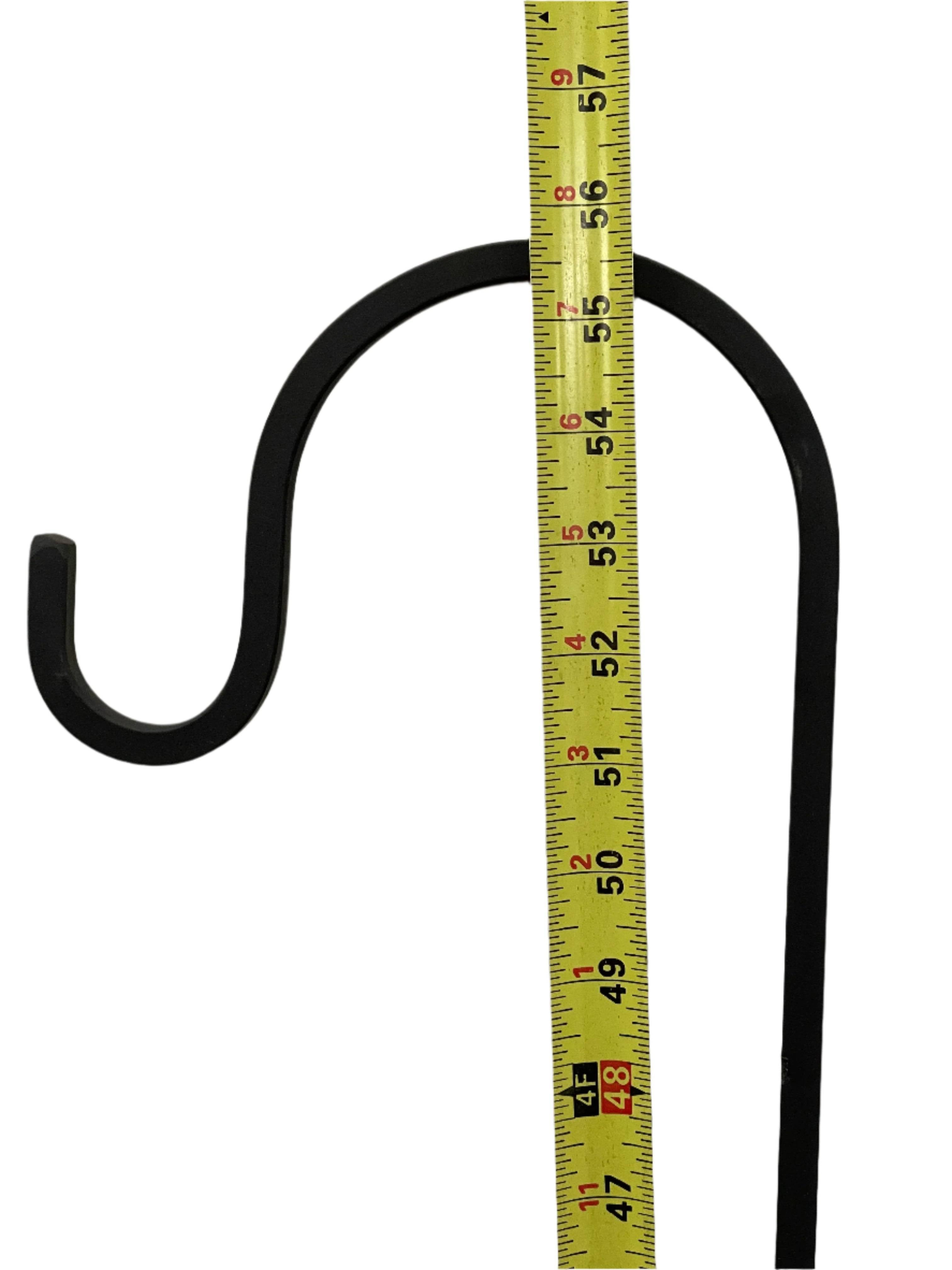 56"H Lawn Hook - 3/8" Solid Square Iron