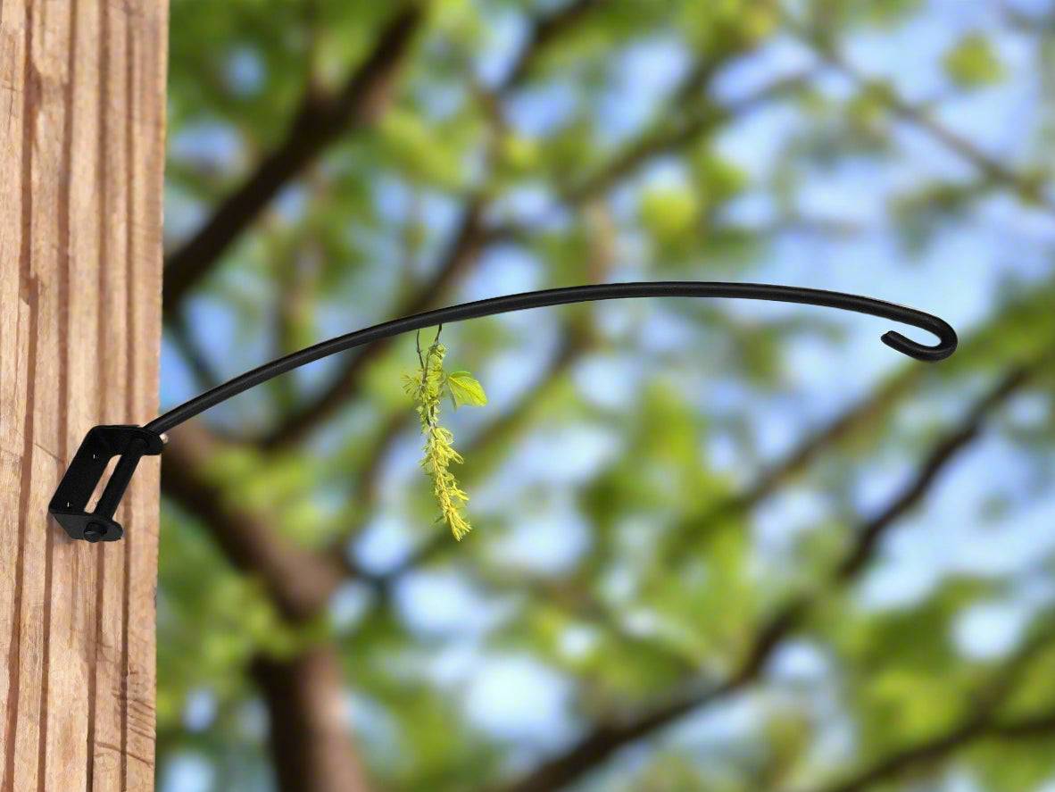 plant hanger pole Swivel Plant Hanger 18 In. rounded iron arm Plant Hangers Wrought Iron Haven