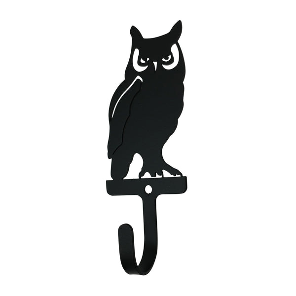 Wrought Iron Owl Wall Hook Small
