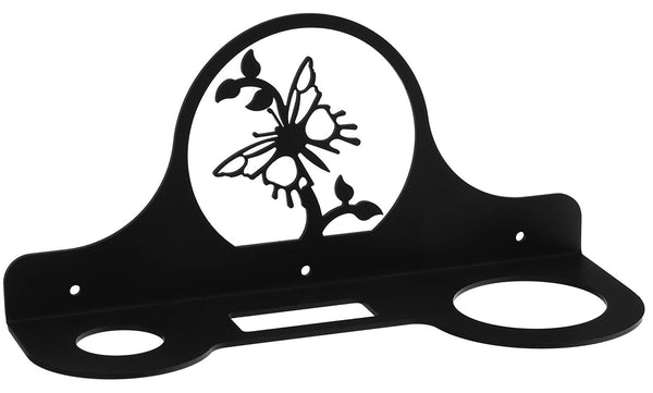 Wrought Iron Butterfly Hair Dryer Holder Rack