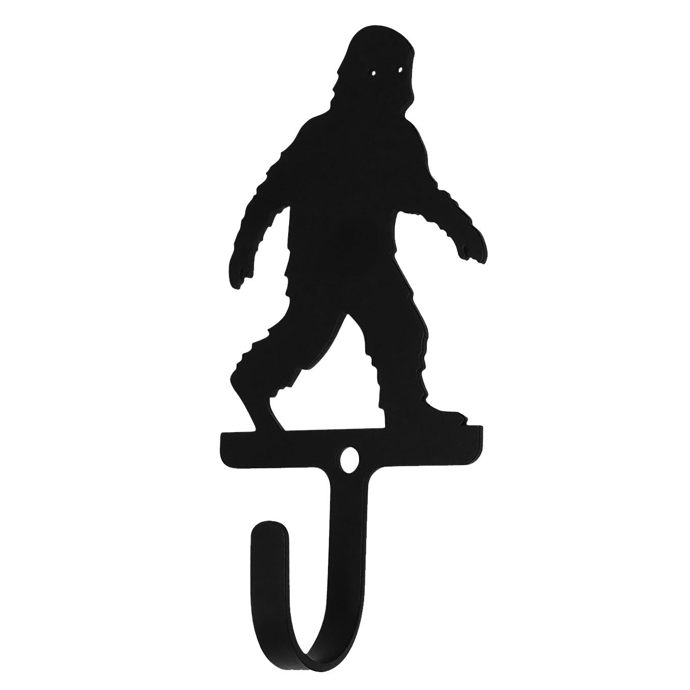 Wrought iron Big Foot child wall hook in small size