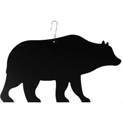 Wrought Iron 10 Inch Bear Hanging Silhouette bear bear decor bear decoration bear hanger hanging