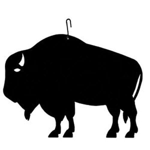Wrought Iron 12 Inch Buffalo Hanging Silhouette buffalo buffalo decor buffalo decoration buffalo