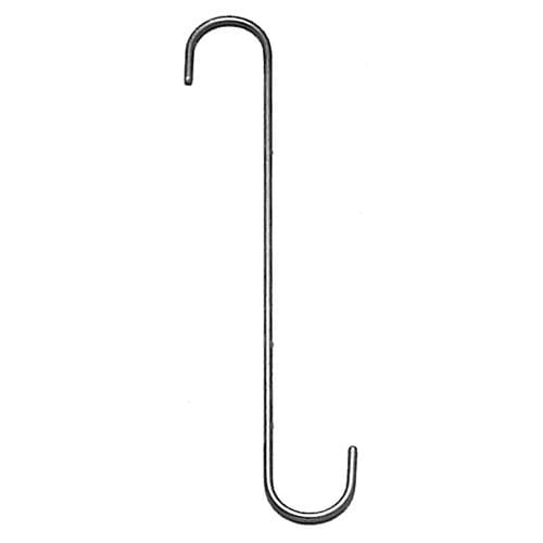 12 inch plant hanger Village Wrought Iron 12 in. S-Hook with 1.5 in. Openings