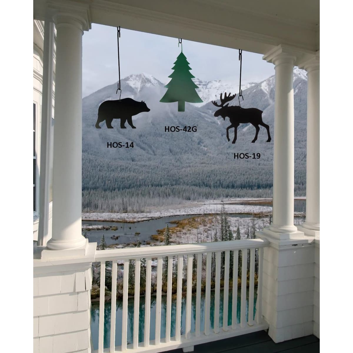 Wrought Iron 15 Inch Moose Hanging Silhouette hanging silhouette metal moose moose moose decor moose