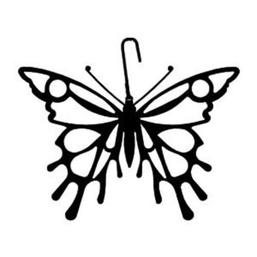 Wrought Iron 16 Inch Butterfly Hanging Silhouette butterfly butterfly decor butterfly decoration