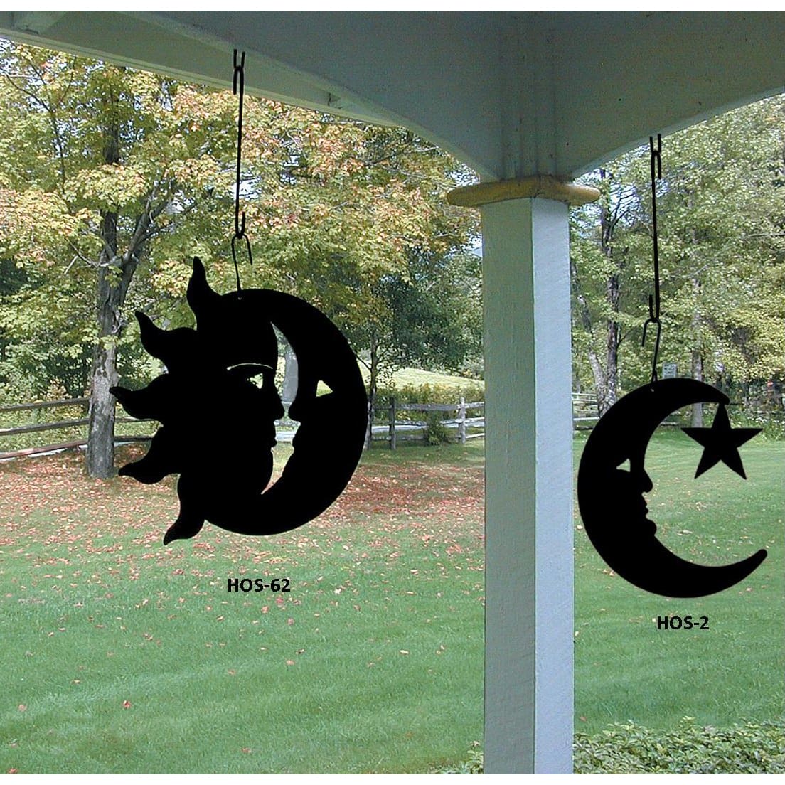 Wrought Iron 16 Inch Moon Star Hanging Silhouette hanging silhouette metal star star star decor star