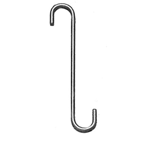 plant hanger with hooks Village Wrought Iron 8 in. S-Hook with 1 in. Openings