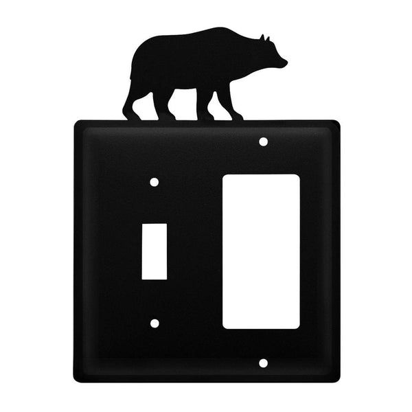 Wrought Iron Bear Switch GFCI Cover light switch covers lightswitch covers outlet cover switch
