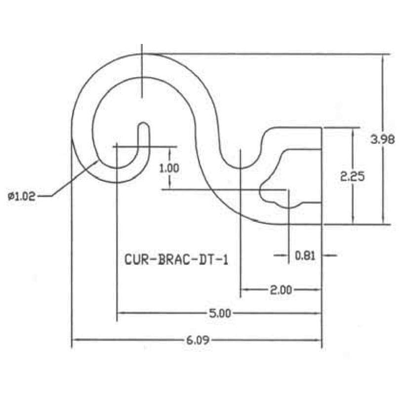 Wrought Iron Curtain Rod Brackets For Up to Three 1 Inch Rods curtain brackets curtain hardware