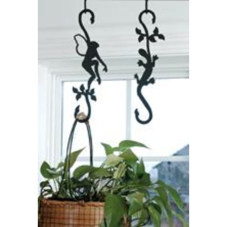 Wrought Iron Decorative Fairy S Hook garden hook hanging plant hooks plant hangers s hook wrought