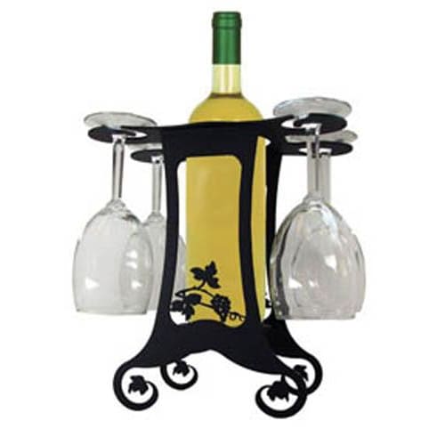 4 wine bottle discount holder