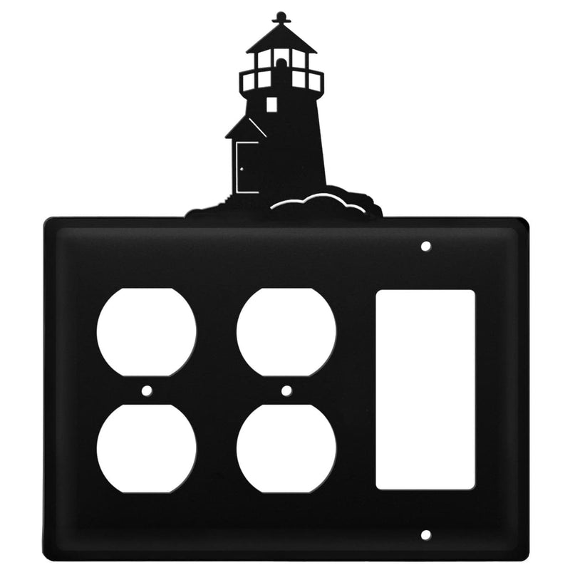 Wrought Iron Lighthouse Double Outlet GFCI Cover light switch covers lightswitch covers outlet cover