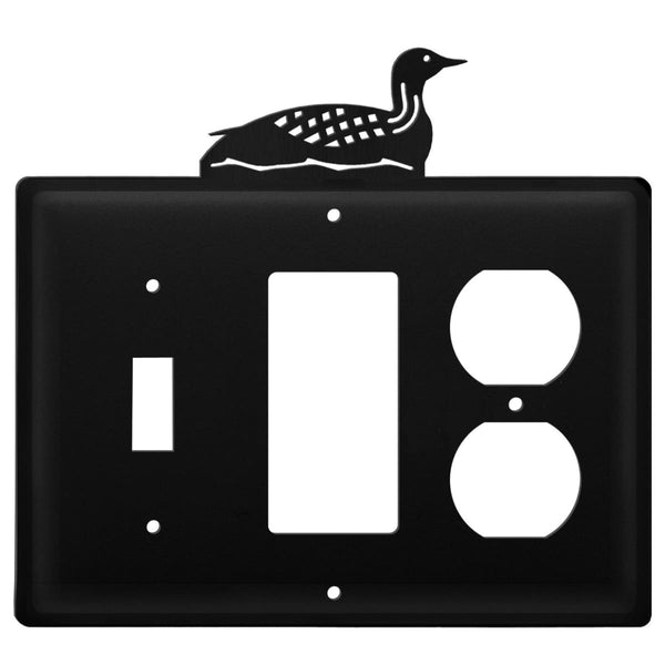 Wrought Iron Loon Switch GFCI Outlet Cover light switch covers lightswitch covers outlet cover