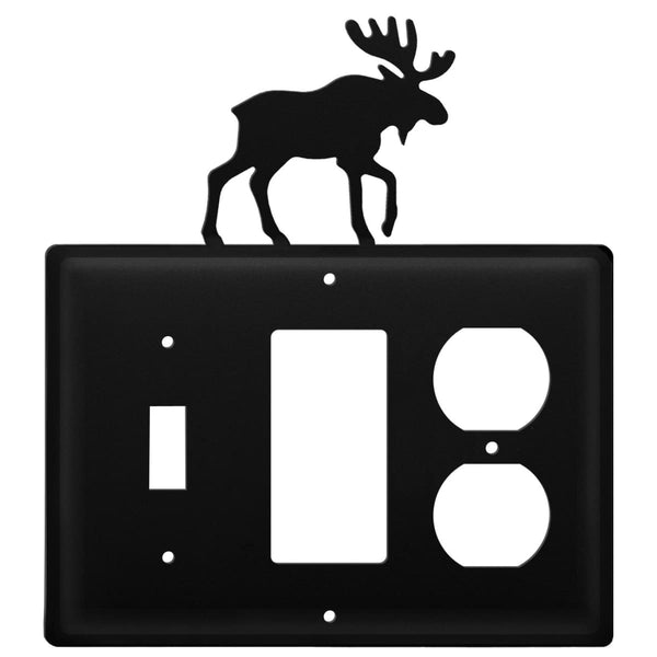 Wrought Iron Moose Switch GFCI Outlet Cover light switch covers lightswitch covers outlet cover