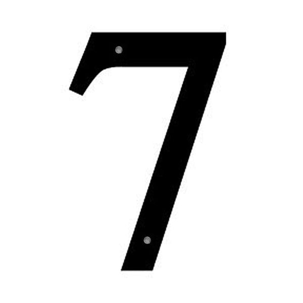 Wrought Iron Number 7 Medium 12 Inches door numbers house number house numbers number 7 number seven