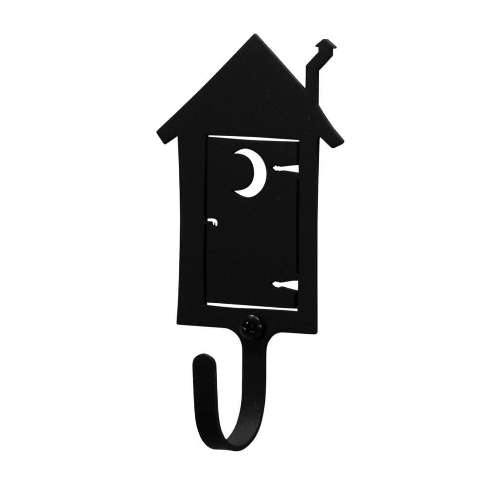 Wrought Iron Outhouse Wall Hook Decorative Small coat hooks door hooks hook outhouse hook Outhouse
