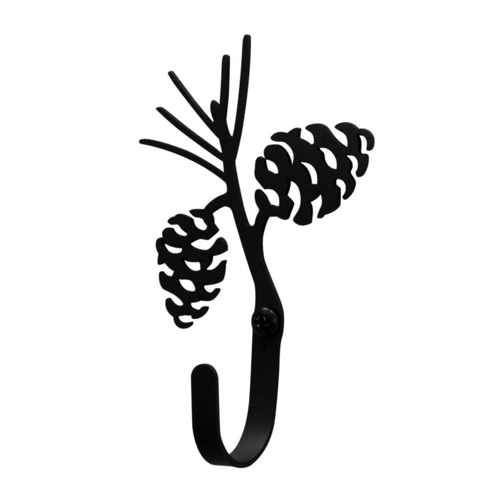 Wrought Iron Pine Cone Wall Hook Decorative Small coat hooks door hooks hook pine cone hook Pine