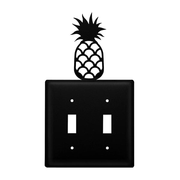 Wrought Iron Pineapple Double Switch Cover light switch covers lightswitch covers outlet cover