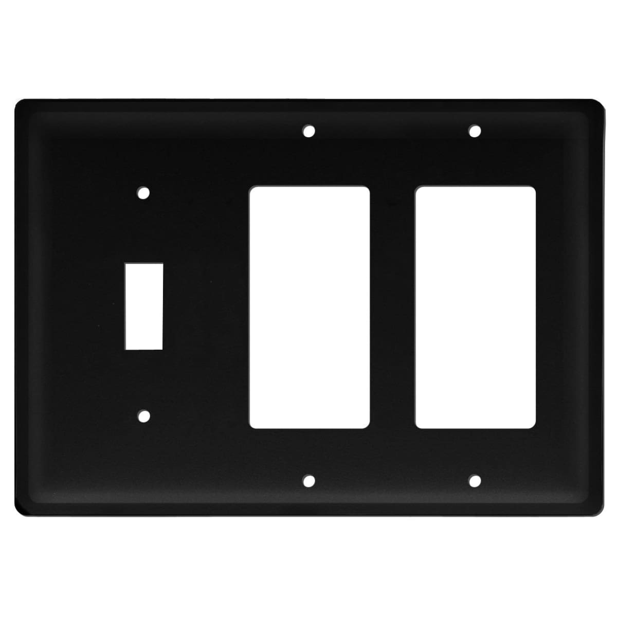Wrought Iron Plain Double GFCI Switch Cover light switch covers lightswitch covers outlet cover
