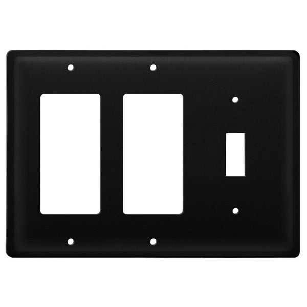 Wrought Iron Plain Double GFCI Switch Cover light switch covers lightswitch covers outlet cover