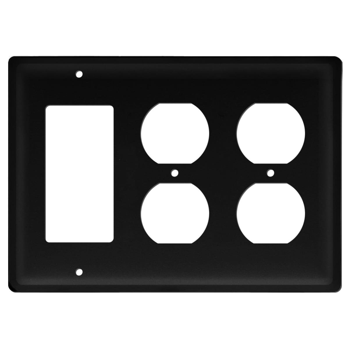 Wrought Iron Plain Double Outlet GFCI Cover light switch covers lightswitch covers outlet cover