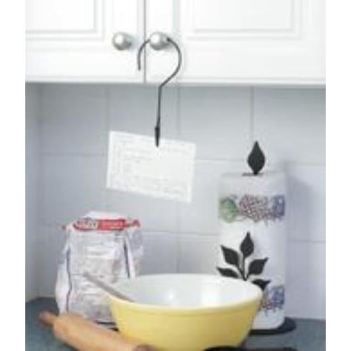 Wrought Iron Recipe Card Hanger Hook recipe bookmark recipe card holder recipe holder recipe marker
