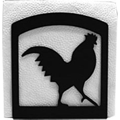 Wrought Iron Rooster Napkin Holder cocktail napkin holder napkin holder serviette dispenser