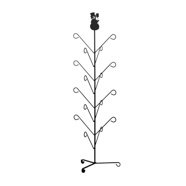 Wrought Iron Snowman Top 8 Pair Mitten & Boot Dryer Stand boot rack boot stand Christmas decorations