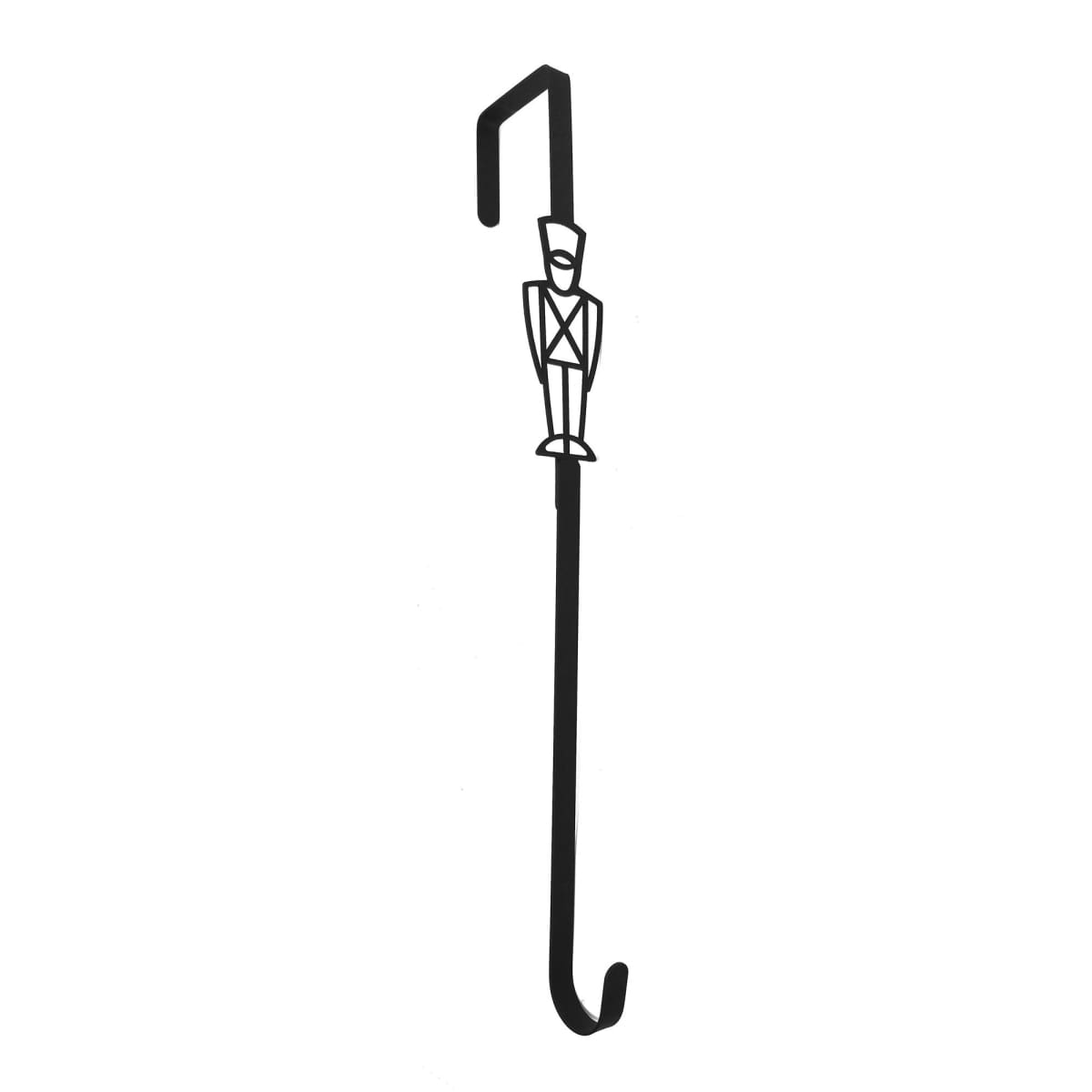 Wrought Iron Toy Soldier Door Wreath Hanger Christmas decorations christmas wreath stand door