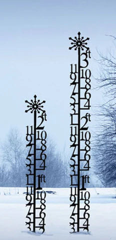 Create a Winter Wonderland with the Ultimate Wrought Iron Snowfall Gauge!