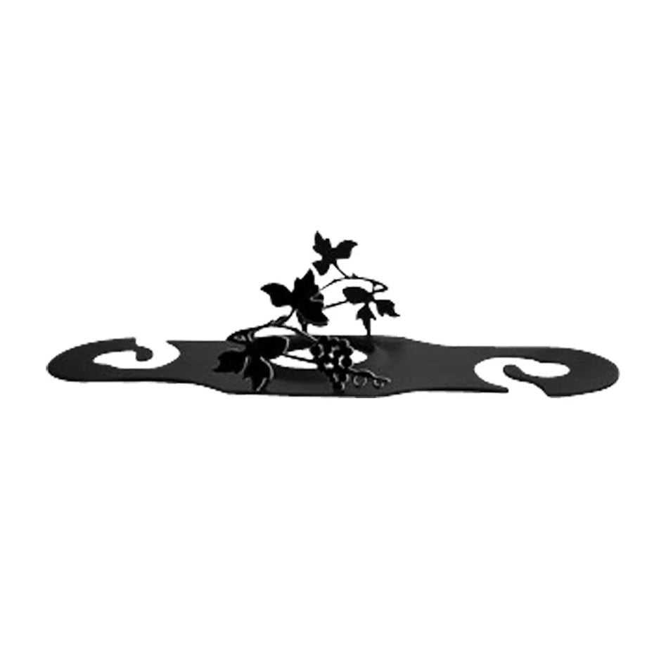 Wrought Iron Metal Grapevine Wine Glass Holder