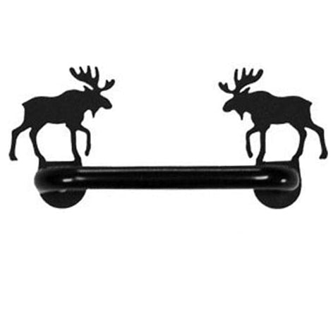 Wrought Iron Metal Bear Cabinet Door Silhouette