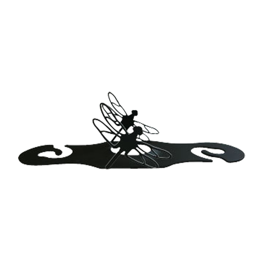 Wrought Iron Metal Dragonfly Wine Glass Holder