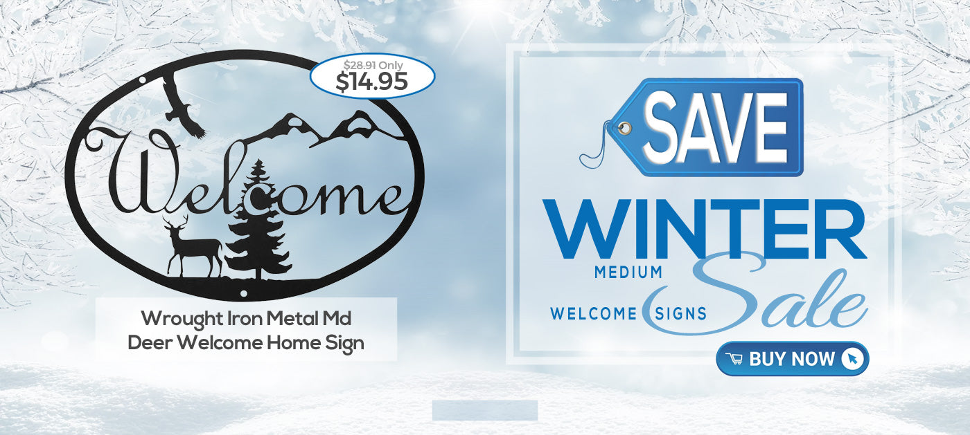 Medium Welcome Sign Sale