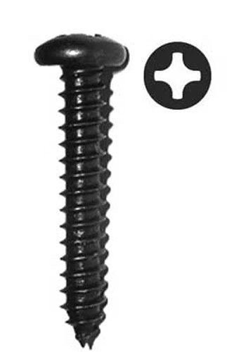 1 Inch Blackened Phillips Pan Head Screw