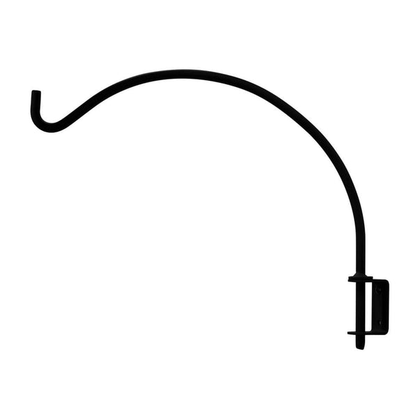wrought iron pole for hanging plants Village Wrought Iron Plant Hanger 13 Inch with Bracket