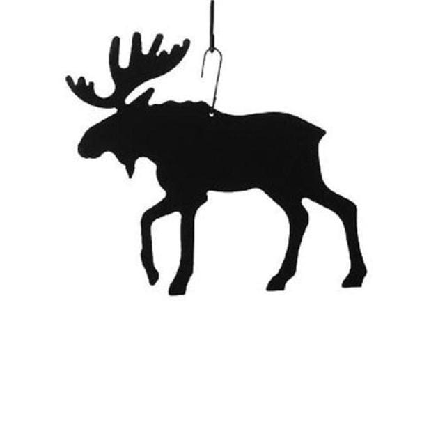 Wrought Iron 15 Inch Moose Hanging Silhouette hanging silhouette metal moose moose moose decor moose