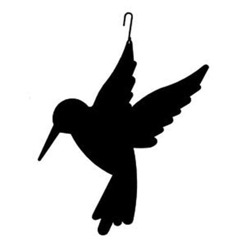Wrought Iron 17 Inch Hummingbird Hanging Silhouette hanging silhouette hummingbird hummingbird decor