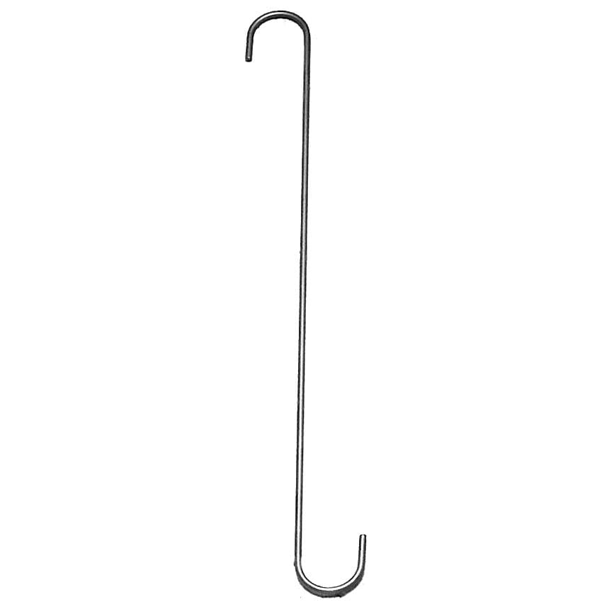 Wrought Iron 18in S hook garden hook hanging plant hooks plant hangers s hook wrought iron S hook