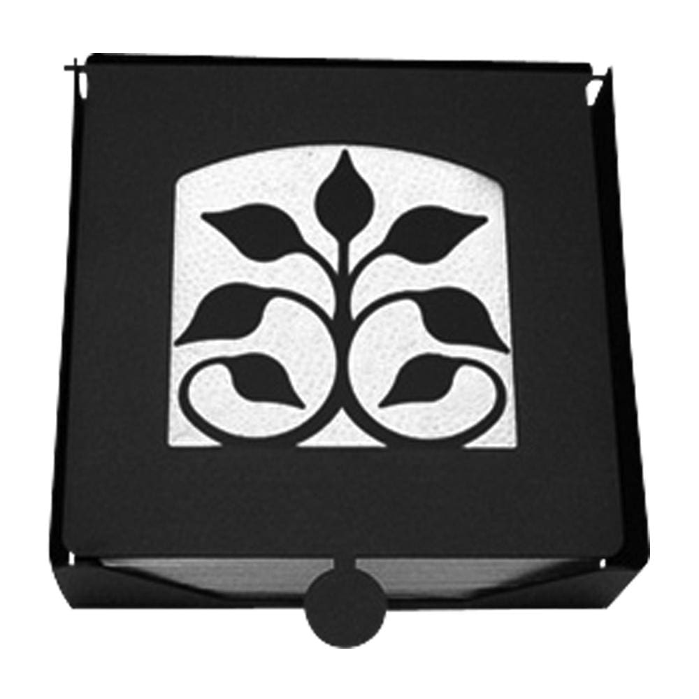 Wrought Iron 2-Piece Leaf Fan Flat Napkin Holder cocktail napkin holder napkin holder serviette