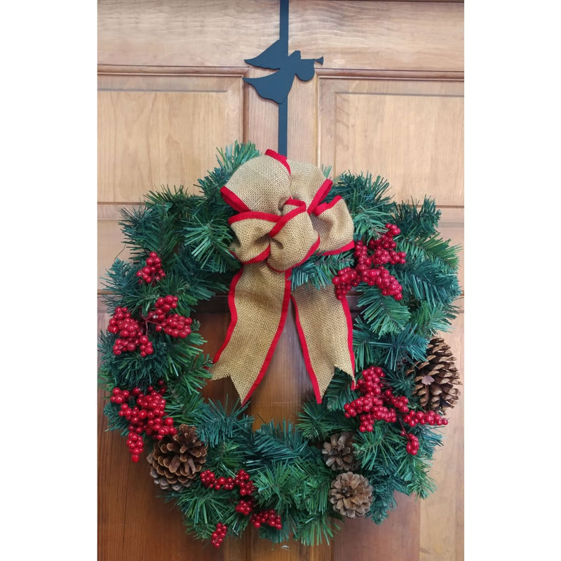 Wrought Iron Angel Door Wreath Hanger Christmas decorations christmas wreath stand door wreaths