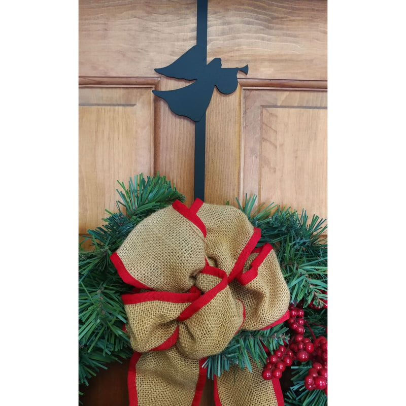 Wrought Iron Angel Door Wreath Hanger Christmas decorations christmas wreath stand door wreaths