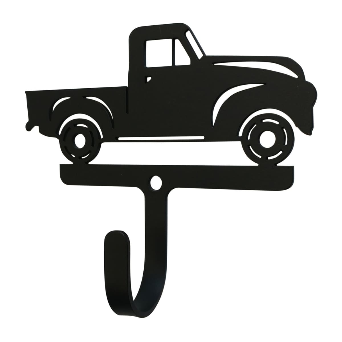 Wrought iron antique truck wall hook, decorative and small