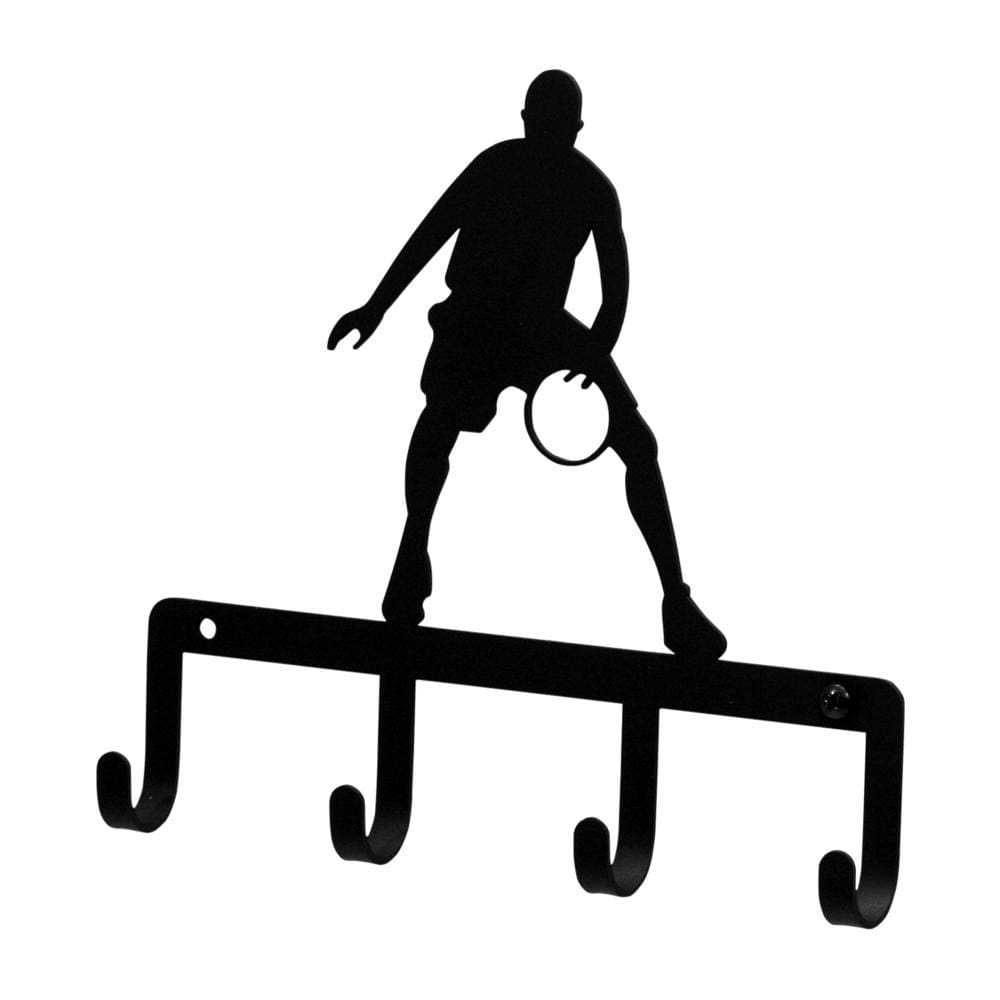 Wrought Iron Metal Basketball Player Key Holder Key Hooks