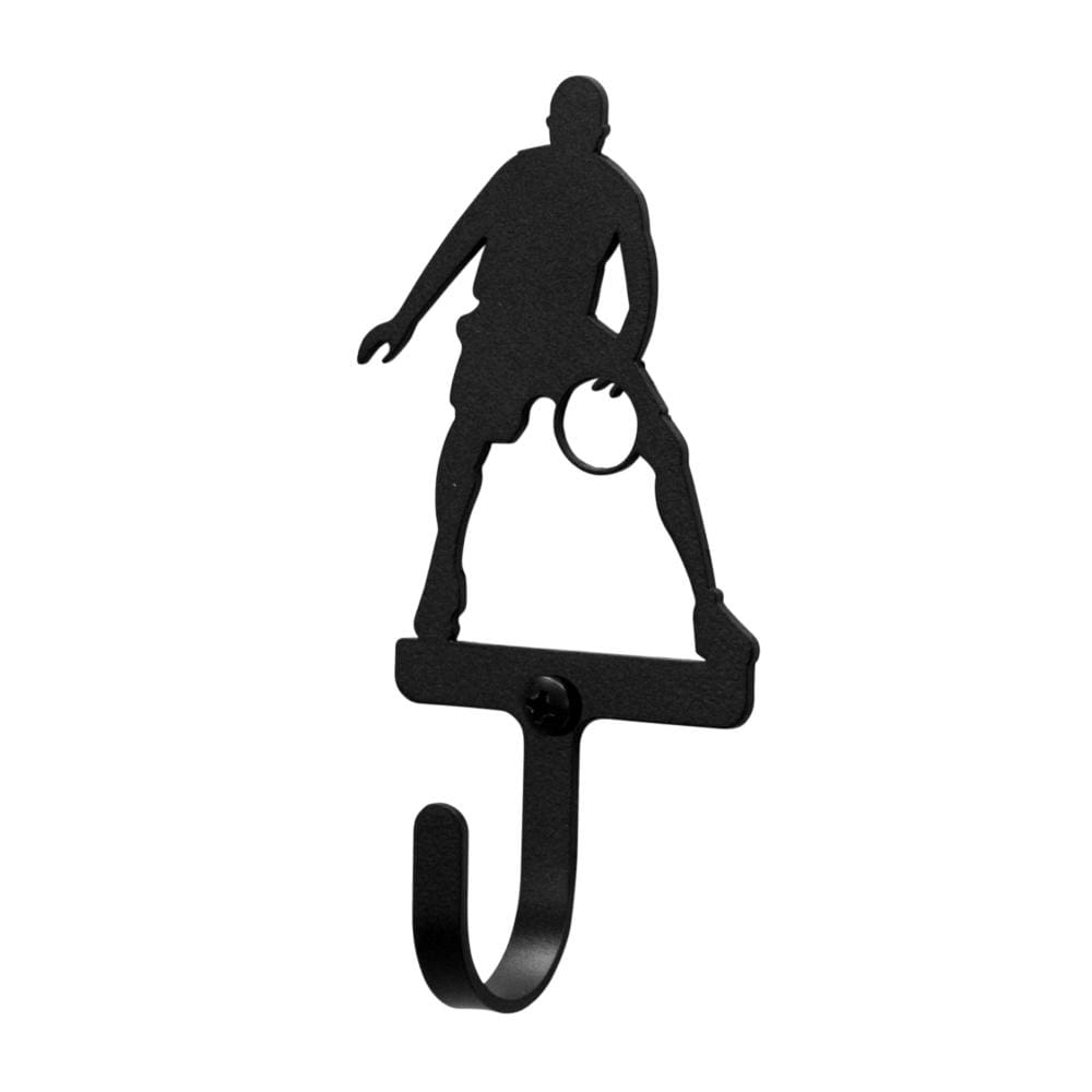 Wrought Iron Basketball Player Wall Hook Decorative Small basketball hook Basketball Player Wall