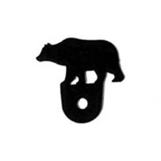 Wrought Iron Bear Cabinet Door Silhouette black door silhouettes door silhouette kitchen door