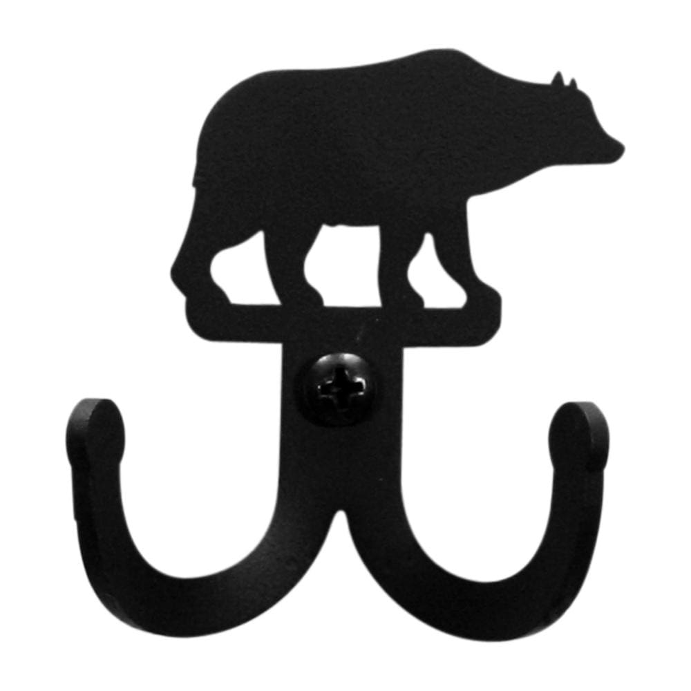 Wrought Iron Bear Double Wall Hook bear hook coat hooks door hooks hook wall hook