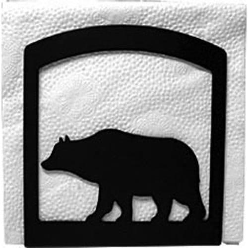 Wrought Iron Bear Napkin Holder cocktail napkin holder napkin holder serviette dispenser towelette